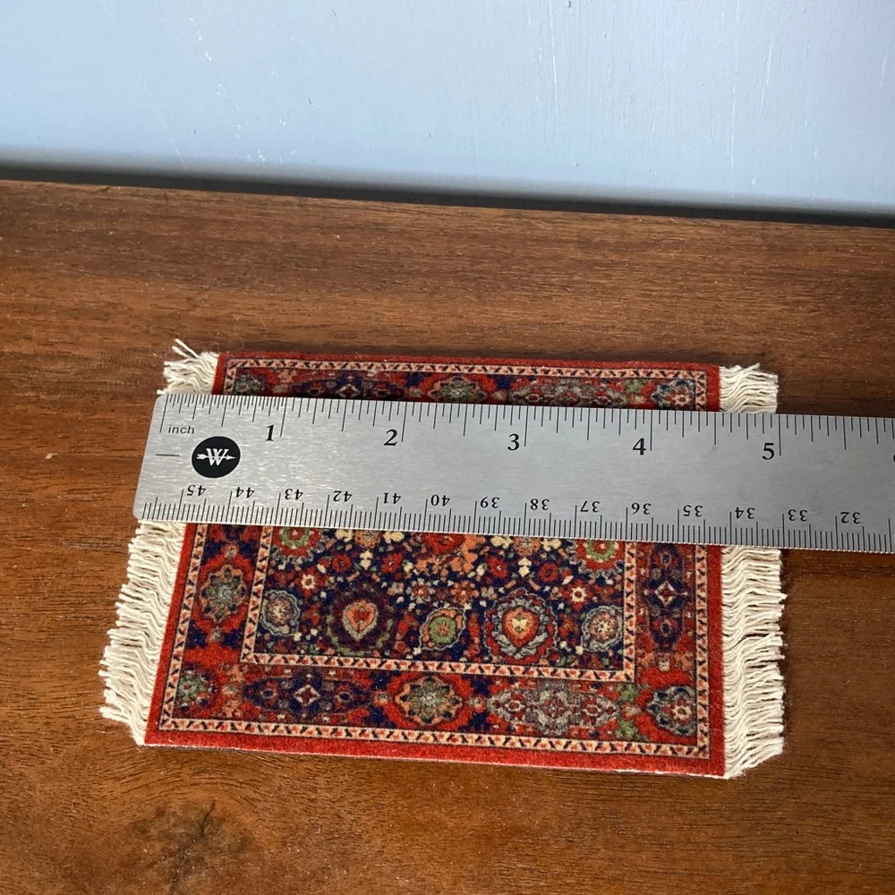 Red Coaster Rug - Picture 5 of 6